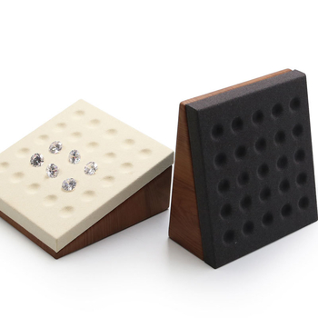 Držač za prikazivanje nakita — masivno drvo, stil visokog kvaliteta, marka Chaohua packaging eva lining, proljeće 2025