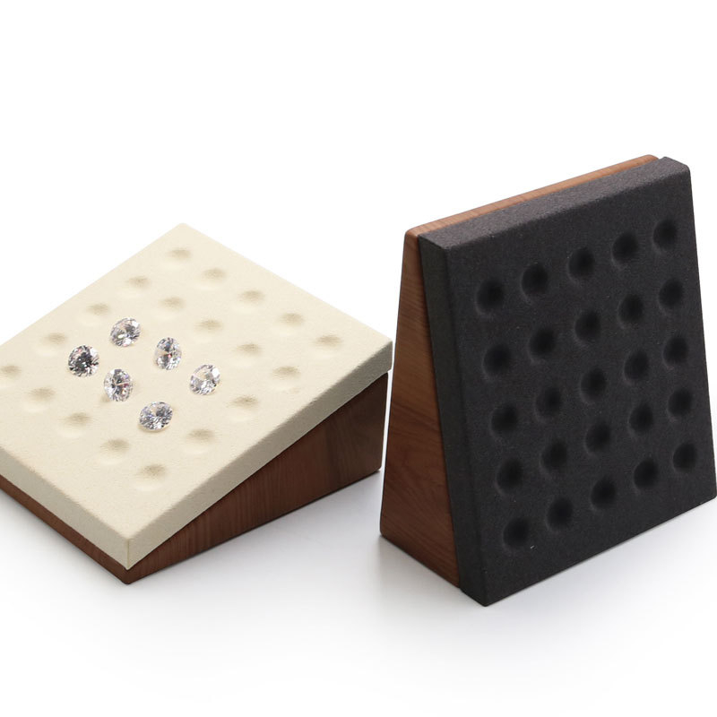 Držač za prikazivanje nakita — masivno drvo, stil visokog kvaliteta, marka Chaohua packaging eva lining, proljeće 2025