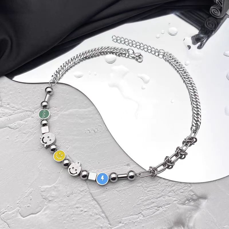 Unisex βραχιόλι από τιτάνιο ατσάλι, τεχνική σταγόνας λαδιού, σχήμα αστερισμού, κατά της κόπωσης