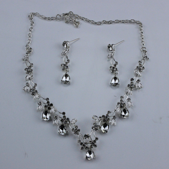 Set colier și diademă pentru mireasă în stil coreean, din aliaj, placare electroplată, lanț șarpe