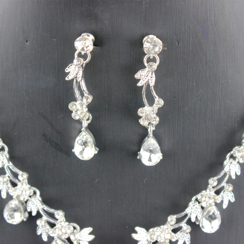 Set colier și diademă pentru mireasă în stil coreean, din aliaj, placare electroplată, lanț șarpe