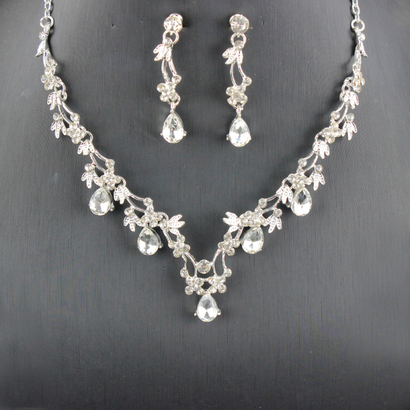 Set colier și diademă pentru mireasă în stil coreean, din aliaj, placare electroplată, lanț șarpe