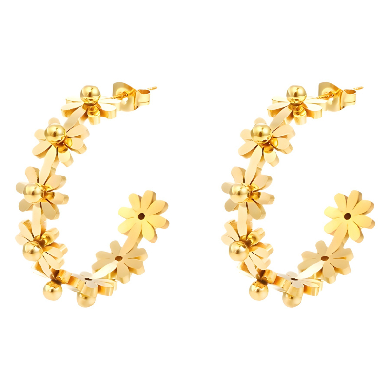 Levél mintás rozsdamentes acél karkötő, elektroplakolásos bevonattal, 2024 ősz