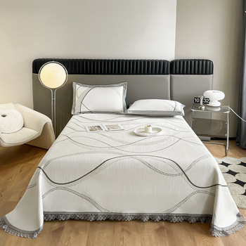 Atdzesējošs lateksa gultas mats, vairāk nekā 90% lateksa saturs, drukāta auduma fakūra, mūsdienīgs minimālisma stils