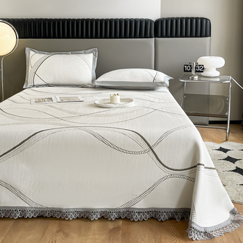 Atdzesējošs lateksa gultas mats, vairāk nekā 90% lateksa saturs, drukāta auduma fakūra, mūsdienīgs minimālisma stils