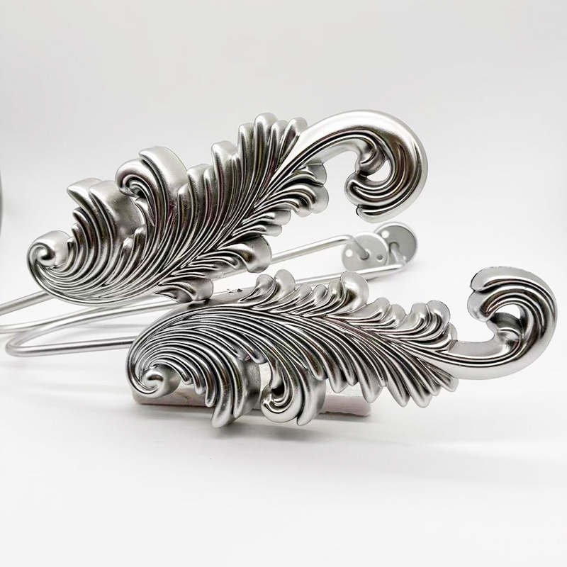 U formas dzelzs aizkaru āķis, mūsdienīgs minimālisma stils