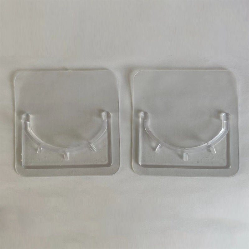 Кронштейн за завеса за душ, стенен монтаж с лепило, без пробиване, ABS, модерен стил, товар 1–3 кг