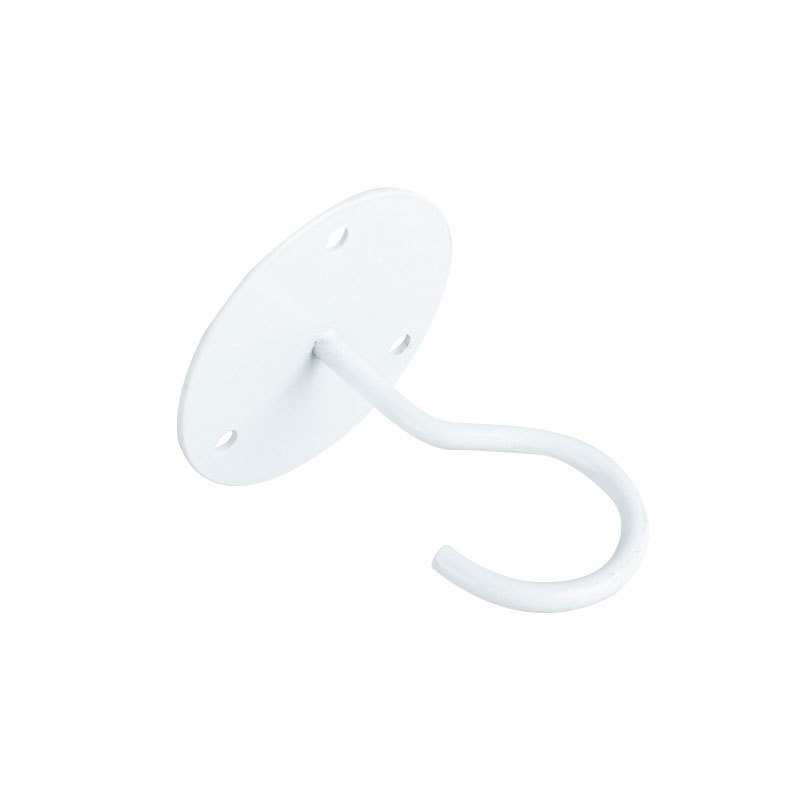 Kovácsoltvas egysoros horog mennyezetre vagy falra, teherbírás 10 kg