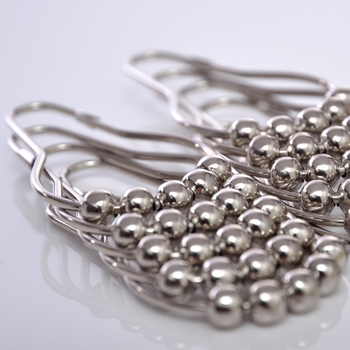 Aizkaru āķu gredzeni, niķeļota dzelzs, piecu pērlīšu ķirbja forma, vienkāršs moderns stils, zīmols Far Away