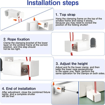20 mm-es plisált függöny L-típus szerelési kód kiegészítői, anyag POM, kompatibil minden plisált függönyhöz, márka Hai Yiming