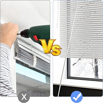 20 mm-es plisált függöny L-típus szerelési kód kiegészítői, anyag POM, kompatibil minden plisált függönyhöz, márka Hai Yiming