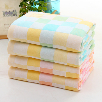 Ručnik za kupanje od gaze, 32 vlakna, 170–200 g, Jacquard/obična tkanina