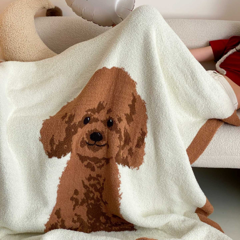 Μισό βελούρι κουβέρτα, βελούδινο ύφασμα, χειμώνας, μοντέρνο μινιμαλιστικό στυλ, βάρος 1000–1500 g