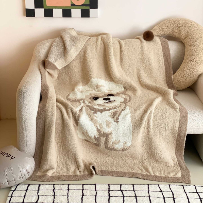 Μισό βελούρι κουβέρτα, βελούδινο ύφασμα, χειμώνας, μοντέρνο μινιμαλιστικό στυλ, βάρος 1000–1500 g