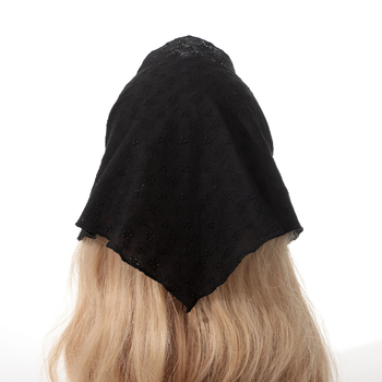 Триъгълен шал, сладък стил, полиестер плат, плоско плетиво, основен състав 31–50%, лансиран пролет 2024