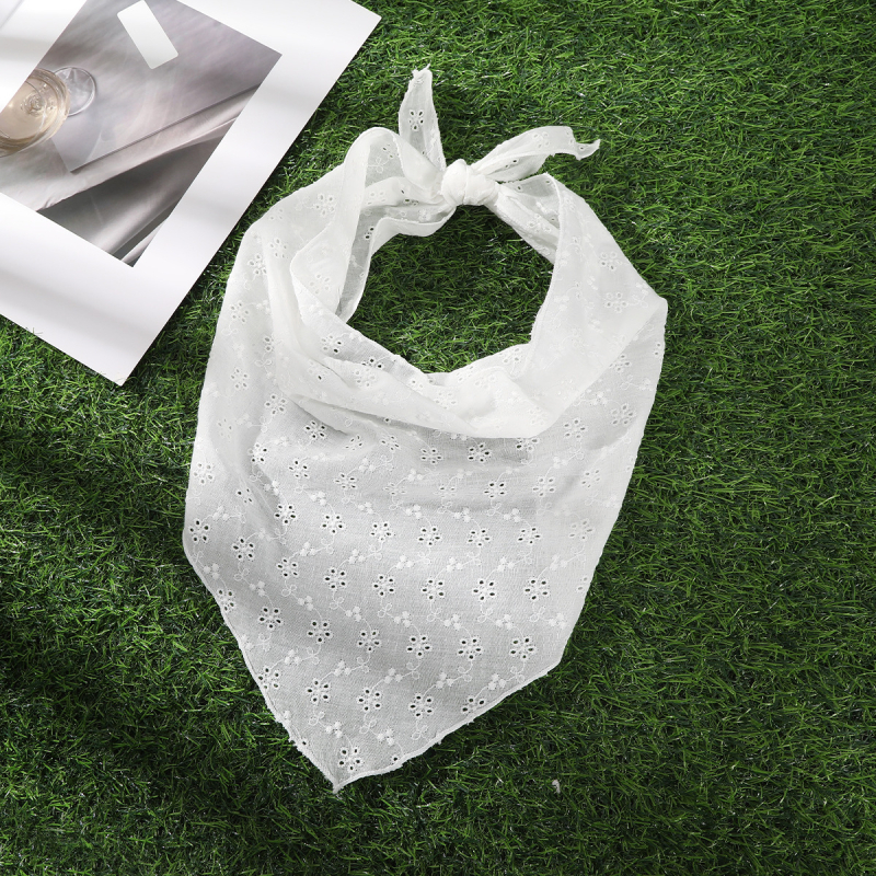 Триъгълен шал, сладък стил, полиестер плат, плоско плетиво, основен състав 31–50%, лансиран пролет 2024