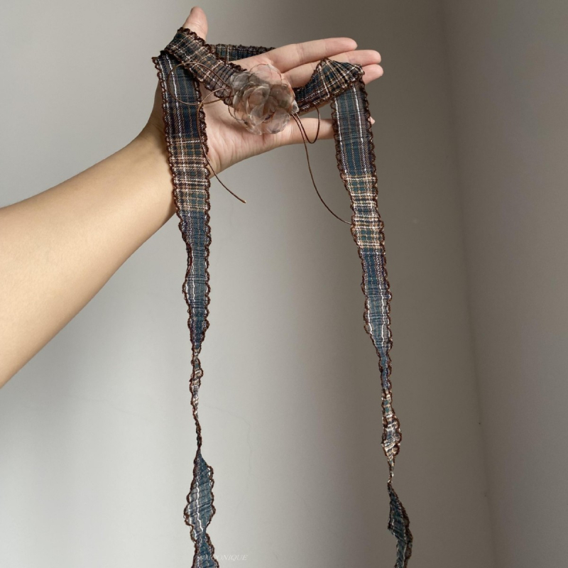 Копринен шал с дантелен цветен мотив, винтидж ретро стил, есен 2025, марка Yiting, произход Yiwu