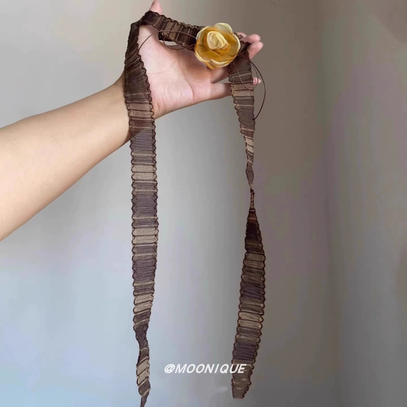 Копринен шал с дантелен цветен мотив, винтидж ретро стил, есен 2025, марка Yiting, произход Yiwu