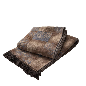 Шестслойно памучно одеяло от прежда, 100% памук, реактивно боядисано, дишащо, кърпено одеяло