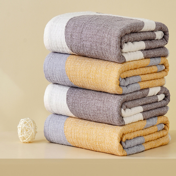 Jacquard ručnika set – otporan na izblijedjivanje, upija vodu, oblacno mekan, 100% pamuk, nježan prema koži, 32 komada (Jacquard/plosno tkivo; 80–100 g)