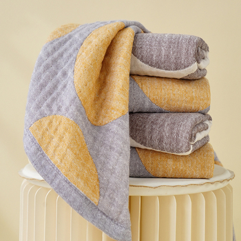 Jacquard ručnika set – otporan na izblijedjivanje, upija vodu, oblacno mekan, 100% pamuk, nježan prema koži, 32 komada (Jacquard/plosno tkivo; 80–100 g)