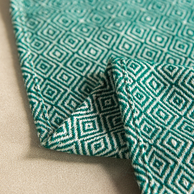 Μποέμικο ακρυλικό πλεκτό ριχτάρι καναπέ με γεωμετρικό μοτίβο, μοντέρνο μινιμαλιστικό στυλ, 300–499 g, Προσαρμόσιμο