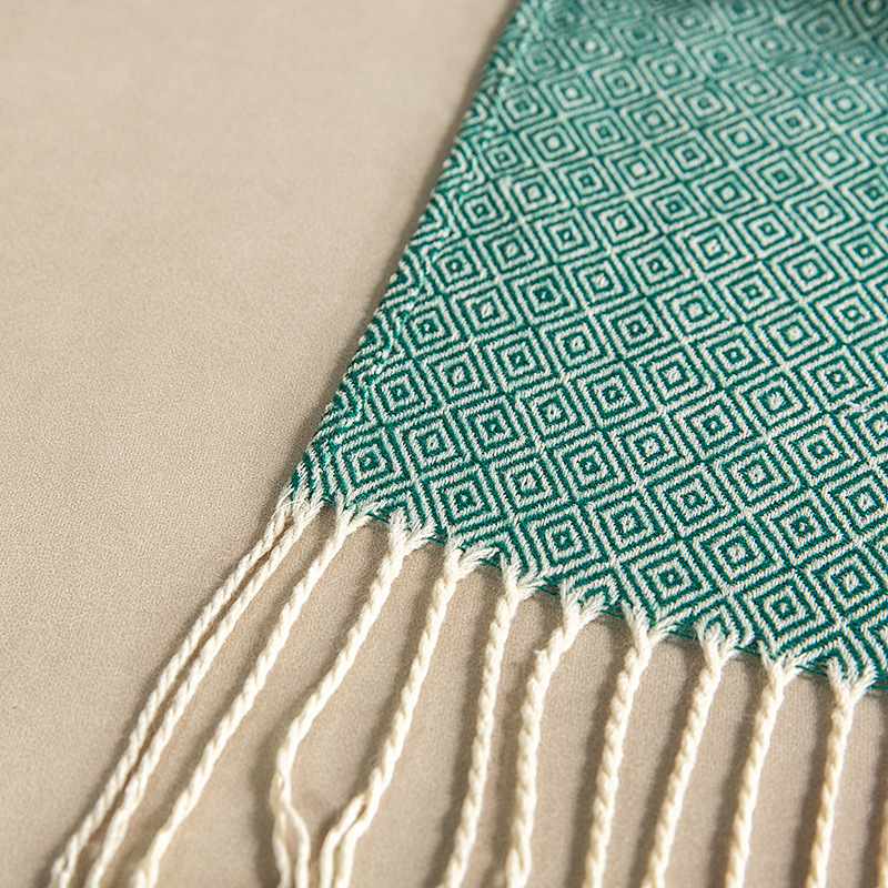 Μποέμικο ακρυλικό πλεκτό ριχτάρι καναπέ με γεωμετρικό μοτίβο, μοντέρνο μινιμαλιστικό στυλ, 300–499 g, Προσαρμόσιμο