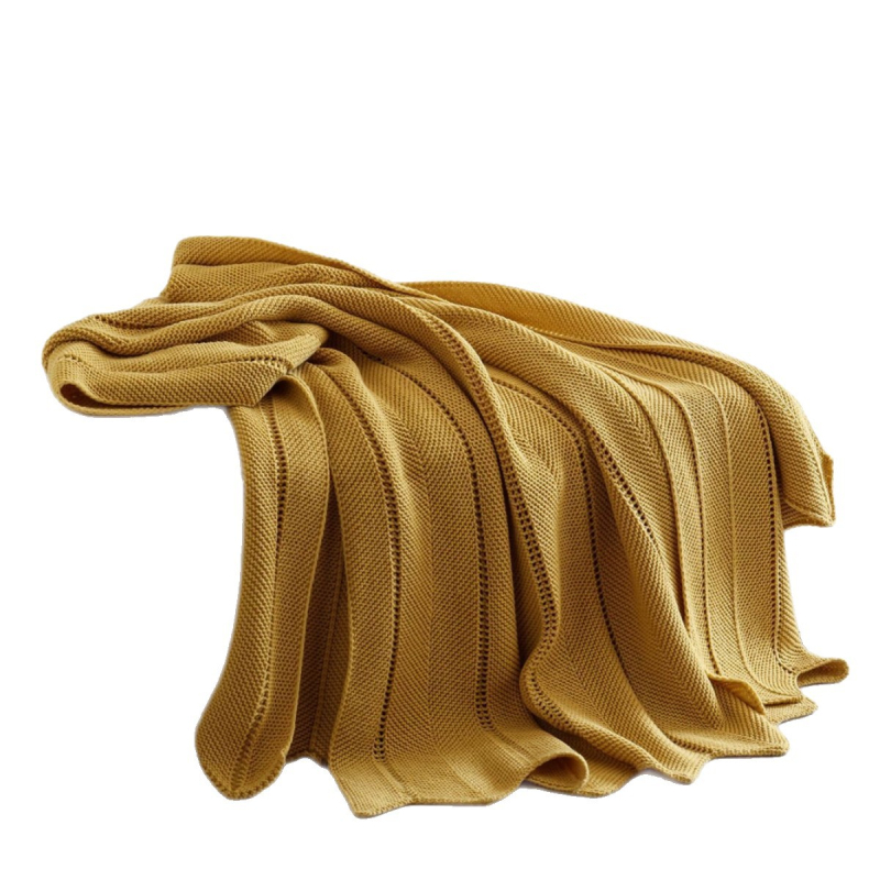 Κουβέρτα πλεκτή, αμερικανικού ρετρό στυλ, απλή (Ακρυλικό νήμα, 300–499 γρ, αγροτικό στυλ, κατάλληλη για όλες τις εποχές)