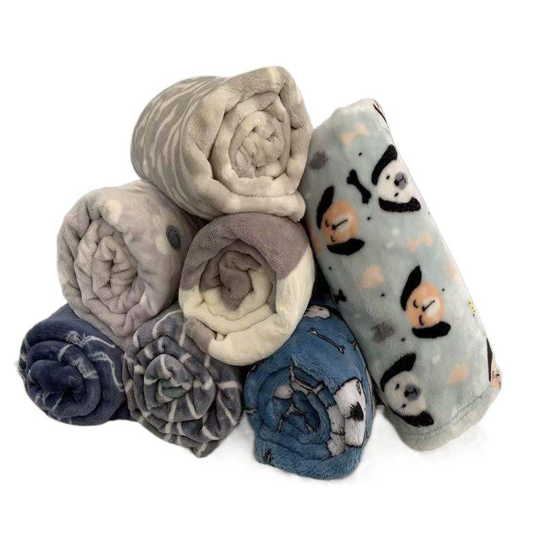 Κουβέρτα φλίς κοραλλί, βάρος 5 κιλά και άνω, σχέδια: ρίγες, μονόχρωμη, κινούμενο σχέδιο, συνθετικές ίνες