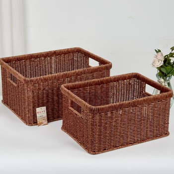 Koš za pohranu s antiknim stilom - Materijal: plastika; Marka: Fujita craftsmanship; Lansiranje: proljeće 2021; Kvaliteta: prvoklasna