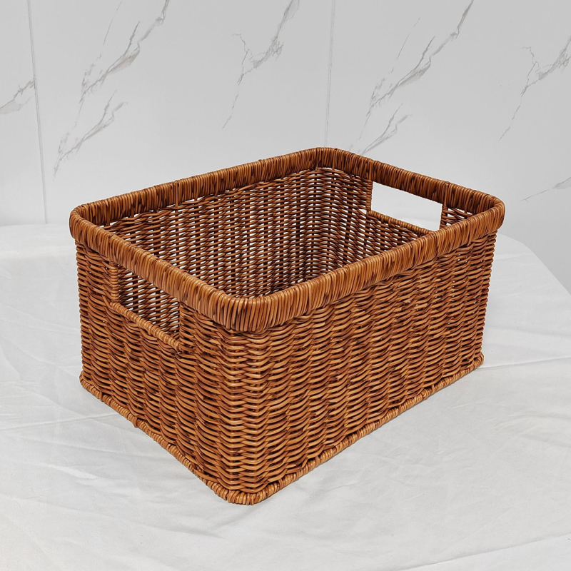 Koš za pohranu s antiknim stilom - Materijal: plastika; Marka: Fujita craftsmanship; Lansiranje: proljeće 2021; Kvaliteta: prvoklasna