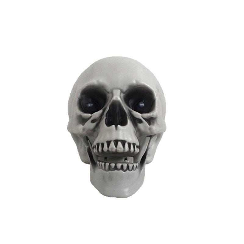 Halloween rekvizit: plastična simulirana lubanja za uređenje uklete kuće