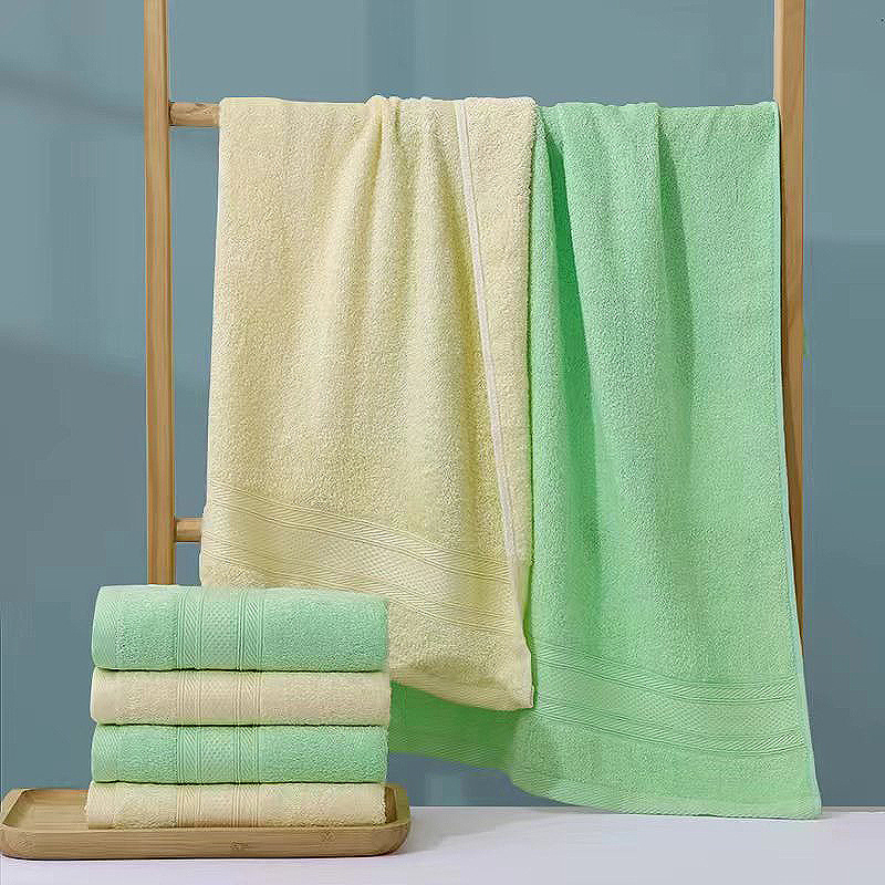 Kupaonski ručnik od bambusovih vlakana, mekan i upijajući, 32 vlakana, jacquard i plosnata tkanina, težina 120–140 g, prilagodljivo