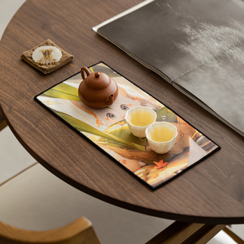 Motív mačky, dvojstranná absorpčná utierka na čaj, 60 g látka, s potlačeným logom a možnosťou prispôsobenia