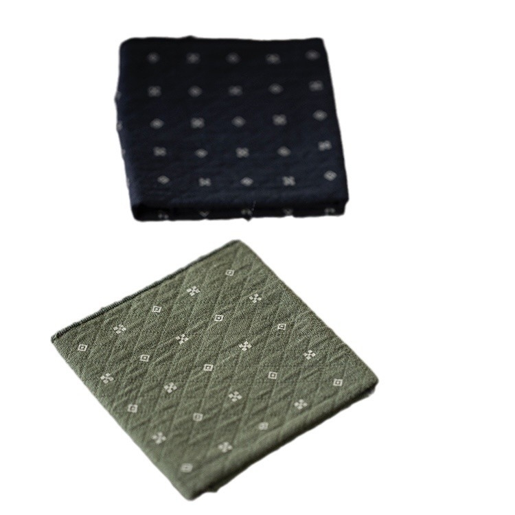 Wild Works χειροποίητη κεντημένη πετσέτα τσαγιού από βαμβακερό-λινό, παχιά και απορροφητική, Zen έμπνευση, νέο κινεζικό στυλ, σε συσκευασία OPP