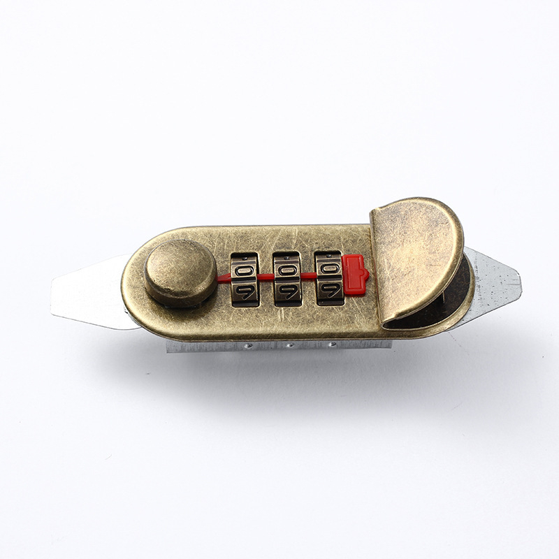 Bőröndzár, fémből készült, anti-theft funkcióval, Creativity márka, 2024 tavaszán