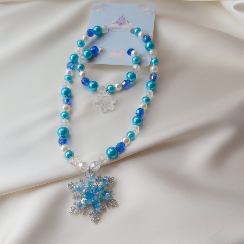 Детско колие с висулка, карикатурен стил, пластмаса/смола, електроплакиране, халкова верига, с падаща висулка