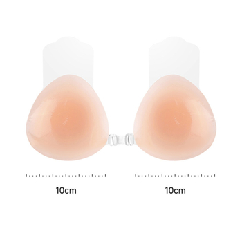 Αόρατο επίθεμα στήθους από σιλικόνη για ανύψωση (Υλικό: Σιλικόνη; Λειτουργία: Αόρατο; Πάχος: Υπερ-λεπτό; Σχήμα θηλής: Τριγωνικό; Στυλ: Σέξι)