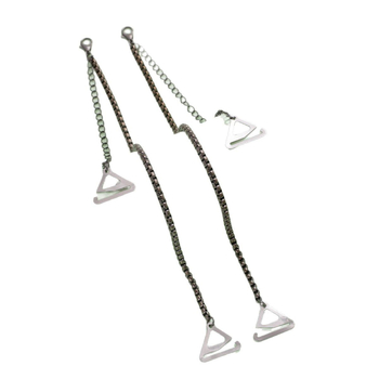 Λουρί σουτιέν με τετράγωνη αλυσίδα μαργαριριών, αντιολισθητικό, χωρίς ραφές, μεταλλικό, με κομμένες λεπτομέρειες, κυκλοφορία άνοιξη 2025