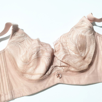 Δαντελένιο σουτιέν με βαμβακερή επένδυση, λεπτή καλουπωμένη cups, 3/4 Cup, Διαμόρφωση και Push-Up