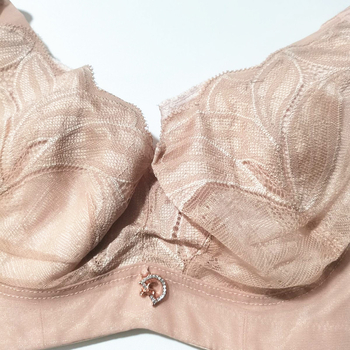 Δαντελένιο σουτιέν με βαμβακερή επένδυση, λεπτή καλουπωμένη cups, 3/4 Cup, Διαμόρφωση και Push-Up