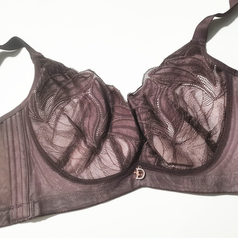 Δαντελένιο σουτιέν με βαμβακερή επένδυση, λεπτή καλουπωμένη cups, 3/4 Cup, Διαμόρφωση και Push-Up