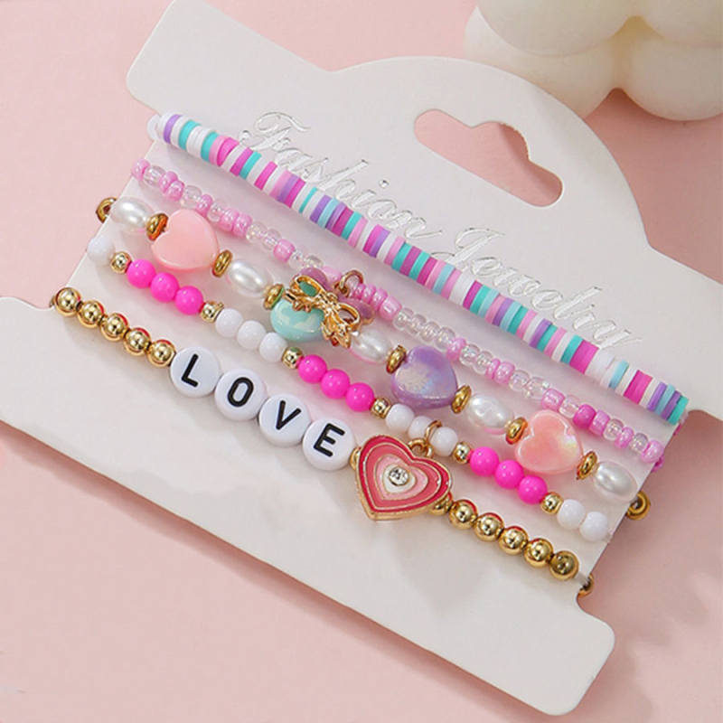 Karkötő, kézzel készített, ötvözet, szív alakú, Hercegnő sorozat