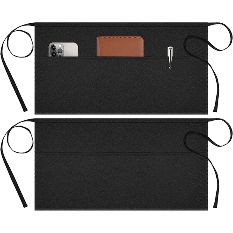 Αμάνικη ποδιά σερβιτόρου, αντιβρωμική πολυεστέρα, μοντέρνος μινιμαλιστικός σχεδιασμός, για εστιατόρια και ξενοδοχεία