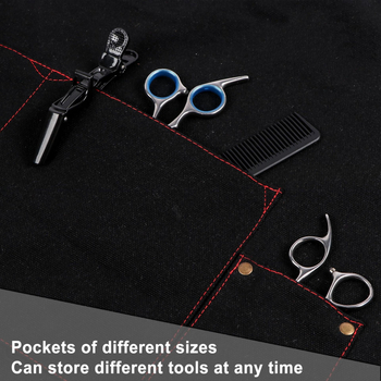 Hengying Ποδιά χωρίς μανίκια από καμβά — Αντιβρωμιά, Μονόχρωμο σχέδιο