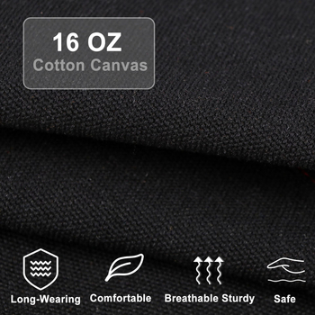 Hengying Ποδιά χωρίς μανίκια από καμβά — Αντιβρωμιά, Μονόχρωμο σχέδιο