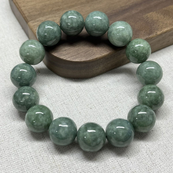 Jade gyöngy karkötő - kézműves, arany bevonattal, geometriai forma, uniszex