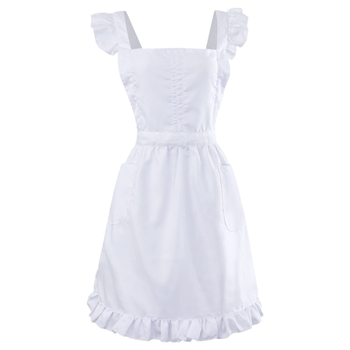 Ποδιά χωρίς μανίκια, ανθεκτική στα λεκέδες, πολυεστέρας, μοντέρνο μινιμαλιστικό στυλ, μονόχρωμο σχέδιο