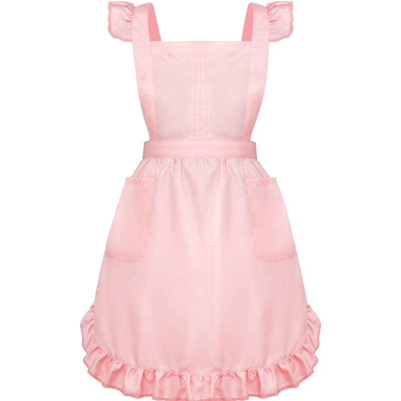 Ποδιά χωρίς μανίκια, ανθεκτική στα λεκέδες, πολυεστέρας, μοντέρνο μινιμαλιστικό στυλ, μονόχρωμο σχέδιο