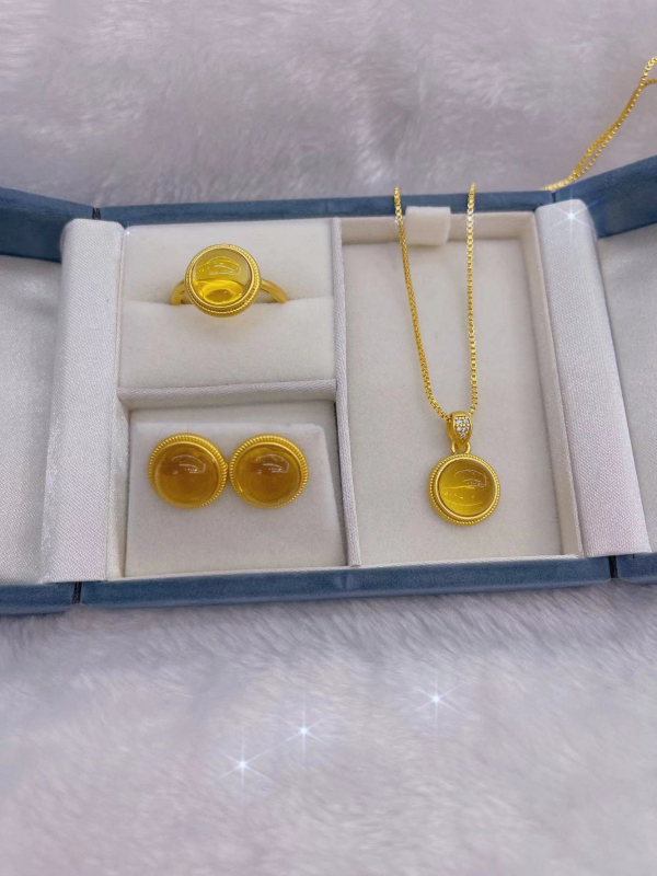 Turkizni set nakita: ugrađeni kristali, zmijska lančana, naušnice + ogrlica + narukvica, motiv zodijaka, originalni dizajn